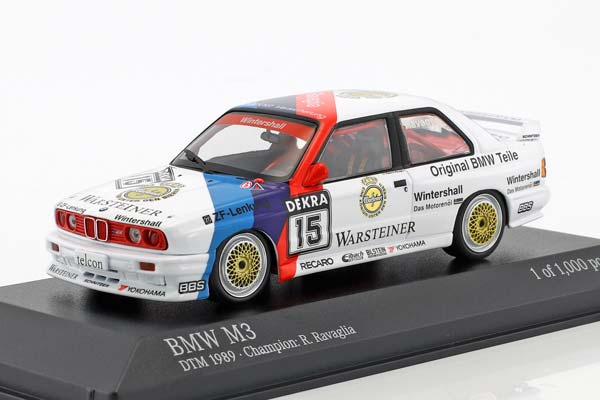 BMW M3 (E30) #15 DTM CHAMPION 1989 ROBERTO RAVAGLIA / БМВ M3 E30 ДТМ ЧЕМПИОН РОБЕРТО РАВАГЛИА