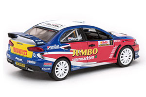 MITSUBISHI LANCER EVOLUTION X #1 J.VAN DEN HEUVL/M.KOLUMAN TANKS RALLY 2009 WINNER LIM. EDITION 559 PCS — фото 2