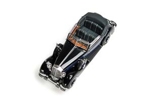 HORCH 853A CABRIOLET 1938 BLACK/BLUE — фото 4