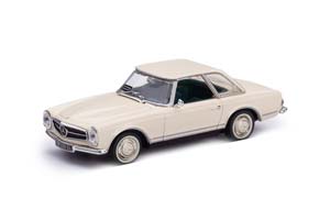 MERCEDES-BENZ 230SL (W113) БЕЛЫЙ С ЖЕСТКОЙ КРЫШЕЙ ПРЕЗЕНТАЦИЯ МОДЕЛИ НА IAA 1963 — фото 16