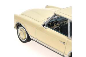 MERCEDES-BENZ 230SL (W113) БЕЛЫЙ С ЖЕСТКОЙ КРЫШЕЙ ПРЕЗЕНТАЦИЯ МОДЕЛИ НА IAA 1963 — фото 4