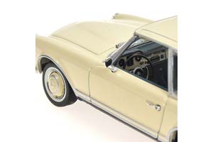 MERCEDES-BENZ 230SL (W113) БЕЛЫЙ С ЖЕСТКОЙ КРЫШЕЙ ПРЕЗЕНТАЦИЯ МОДЕЛИ НА IAA 1963 — фото 2