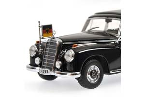 MERCEDES W186 300 B III KONRAD ADENAUER 1955 BLACK — фото 4