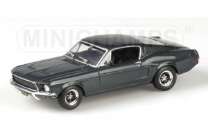 FORD MUSTANG FASTBACK BULLIT 1968 DARK GREEN METALLIC — фото 3