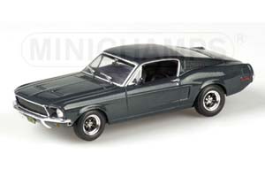 FORD MUSTANG FASTBACK BULLIT 1968 DARK GREEN METALLIC — фото 1