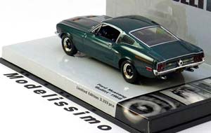 FORD MUSTANG FASTBACK BULLIT 1968 DARK GREEN METALLIC — фото 2