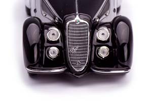 ALFA ROMEO 8C 2900 B LUNGO 1938 BLACK METALLIC — фото 3