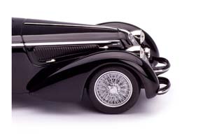 ALFA ROMEO 8C 2900 B LUNGO 1938 BLACK METALLIC — фото 4