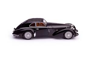 ALFA ROMEO 8C 2900 B LUNGO 1938 BLACK METALLIC — фото 9