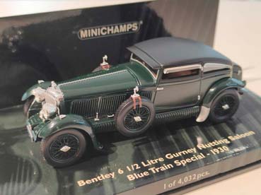 BENTLEY 6 ½ LITRE GURNEY NUTTING SALOON BLUE TRAIN SPECIAL 1930 ЗЕЛЕНЫЙ (БОКС МОЖЕТ ИМЕТЬ ПОТЕРТОСТИ ИЛИ ТРЕЩИНЫ)