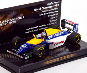 WILLIAMS FW15C WORLD CHAMPION 1993