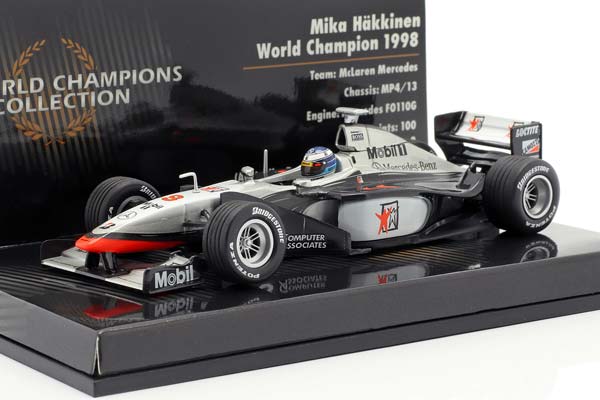 MCLAREN MERCEDES MP4/13 MIKA HÄKKINEN WORLD CHAMPION 1998