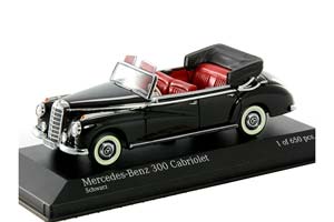 MERCEDES 300 CABRIOLET W186 1952 LIMITED EDITION 650 PCS BLACK — фото 9