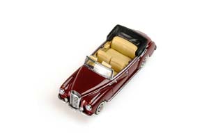 MERCEDES W186 300 CABRIOLET 1952 DARK RED — фото 4