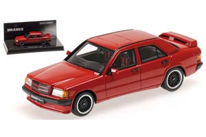 MERCEDES BRABUS-190E 3.6 S 1989 LIMITED EDITION 999 PCS RED