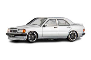 MERCEDES BRABUS-190E 3.6S 1989 SILVER LIMITED EDITION 370 PCS