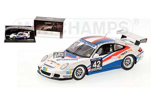 PORSCHE 911 GT3 CUP #42WINNER 24H DUBAI 2009 LAND MOTORSPORT MINICHAMPS / ПОРШЕ 911 ГТ3 КУП ИННЕР 24 ЧАСА ДУБАЙ ЛАНД МОТОРСПОРТ