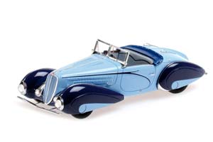 DELAHAYE TYPE 135-M CABRIOLET 1937 LIMITED EDITION 1948 PCS BLUE