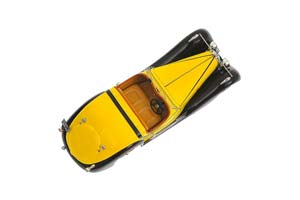 VOISIN C27 GRAND SPORT CABRIOLET 1934 YELLOW WITH BLACK — фото 3
