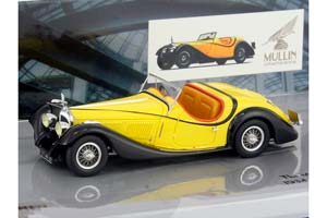VOISIN C27 GRAND SPORT CABRIOLET 1934 YELLOW WITH BLACK — фото 6