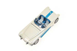 LA SALLE ROADSTER 1955 WHITE/BLUE — фото 4