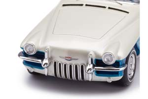 LA SALLE ROADSTER 1955 WHITE/BLUE — фото 7