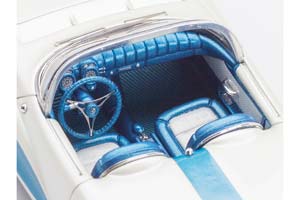 LA SALLE ROADSTER 1955 WHITE/BLUE — фото 10