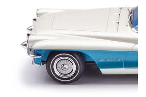 LA SALLE ROADSTER 1955 WHITE/BLUE — фото 11