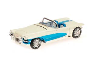 LA SALLE ROADSTER 1955 WHITE/BLUE