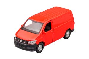 VW VOLKSWAGEN TRANSPORTER T6 VAN, RED