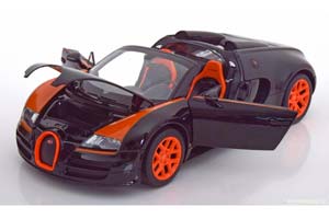 BUGATTI VEYRON 16.4 GRAND SPORT VITESSE BLACK/ORANGE / БУГАТТИ ВЕЙРОН ЧЕРНО-ОРАНЖЕВЫЙ — фото 3