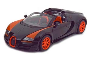 BUGATTI VEYRON 16.4 GRAND SPORT VITESSE BLACK/ORANGE / БУГАТТИ ВЕЙРОН ЧЕРНО-ОРАНЖЕВЫЙ