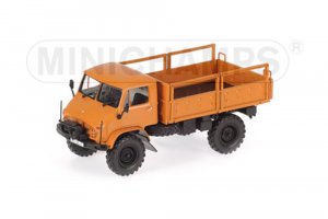MERCEDES BENZ UNIMOG 404 PRITSCHE 1960 ORANGE / МЕРСЕДЕС БЕНЦ УНИМОГ 404 ПЛАНШЕТ 1960 ОРАНЖЕВЫЙ — фото 2