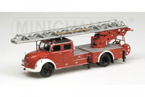MAGIRUS S6500 AERIAL LADDER 1955 RED WHITE — фото 3