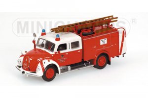 MAGIRUS-DEUTZ MERKUR TLF16 FEUERWEHR DORTMUND 1959 RED — фото 3