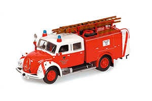MAGIRUS-DEUTZ MERKUR TLF16 FEUERWEHR DORTMUND 1959 RED
