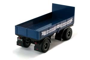 TRAILER BUSSING 2-ACHS-ANHÄNGER DACHSER 1950 DARKBLUE GREY — фото 2