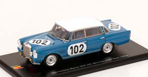 MERCEDES 300 SE W112 WINNER 24H SPA 1964