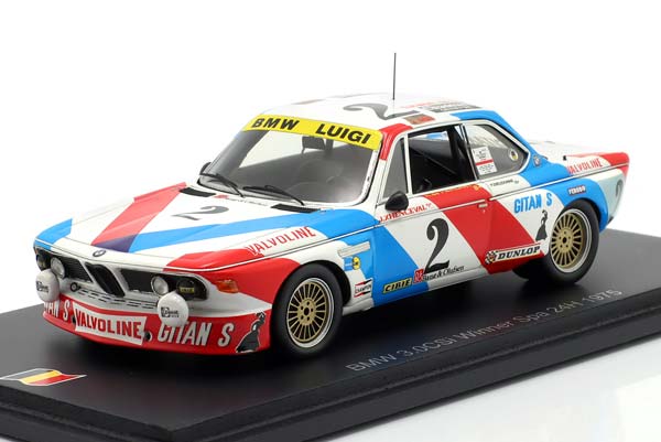BMW 3.0 CSI #2 WINNER 24H SPA 1975 DE FIERLANT, XHENCEVAL / БМВ 3 КСИ ПОБЕДИТЕЛЬ 24 ЧАСА СПА ДЕ ФИЕРЛАНТ КСХЕНКЕВАЛ