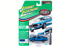 FORD MUSTANG BOSS 302 GRABBER BLUE 1970 (ДЛИНА МОДЕЛИ 6-10 СМ) — фото 3