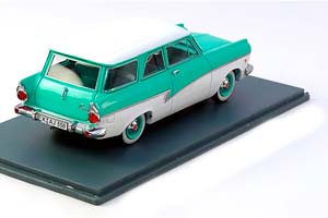 FORD TAUNUS P2 TURNIER 1957-1960 TURQUOISE WHITE — фото 2