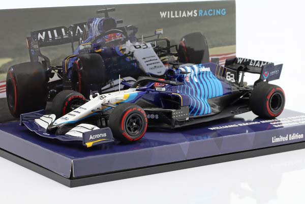 WILLIAMS FW43B #63 BAHRAIN GP FORMULA 1 2021 GEORGE RUSSELL / ВИЛЬЯМС FW43B ГРАН-ПРИ БАХРЕЙНА ФОРМУЛА-1 ДЖОРДЖ РАССЕЛЛ