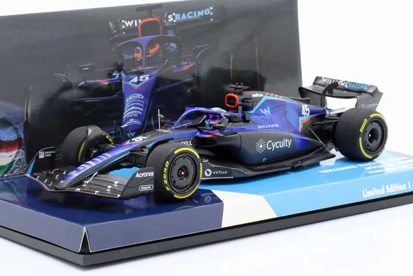 WILLIAMS FW44 #45 9TH ITALIAN GP FORMULA 1 2022 NYCK DE VRIES / ВИЛЬЯМС FW44 9TH ИТАЛИАН ГРАН-ПРИ ФОРМУЛА-1 НЙК ДЕ ВРИЕС