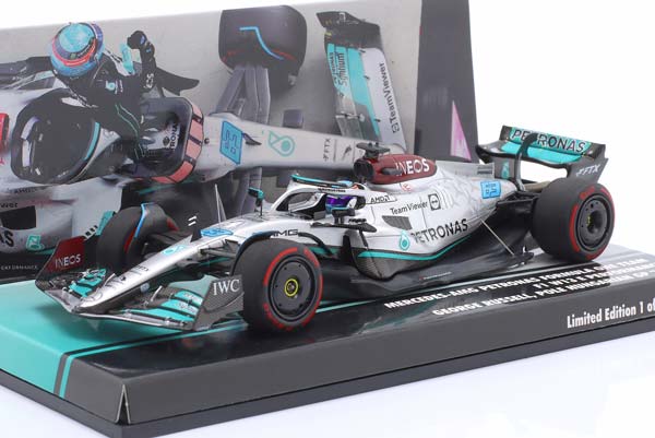 MERCEDES-AMG F1 W13 #63 1ST POLE HUNGARY GP FORMULA 1 2022 G. RUSSELL / МЕРСЕДЕС-АМГ ФОРМУЛА-1 W13 1ST ПОЛЕ ХУНГАРЙ ГРАН-ПРИ РУССЕЛЛ