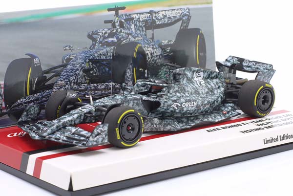 ALFA ROMEO F1 C42 TEAM ORLEN RACING N 77 TEST BARCELONA 2022 VALTTERI BOTTAS, CAMOUFLAGE