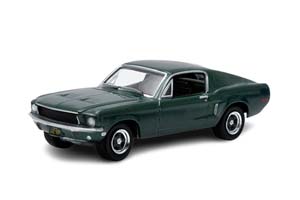 FORD MUSTANG GT FASTBACK BULLITT 1968 HIGHLAND GREEN (ДЛИНА МОДЕЛИ 6-10 СМ)