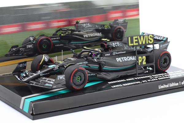 MERCEDES-AMG F1 W14 #44 2ND AUSTRALIAN GP FORMULA 1 2023 L. HAMILTON / МЕРСЕДЕС-АМГ ФОРМУЛА-1 W14 2ND АУСТРАЛИАН ГРАН-ПРИ ХЭМИЛТОН