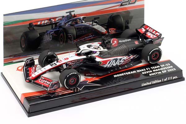 HAAS VF-23 #20 USA GP FORMULA 1 2023 KEVIN MAGNUSSEN / ХААС VF-23 УСА ГРАН-ПРИ ФОРМУЛА-1 КЕВИН МАГНУССЕН