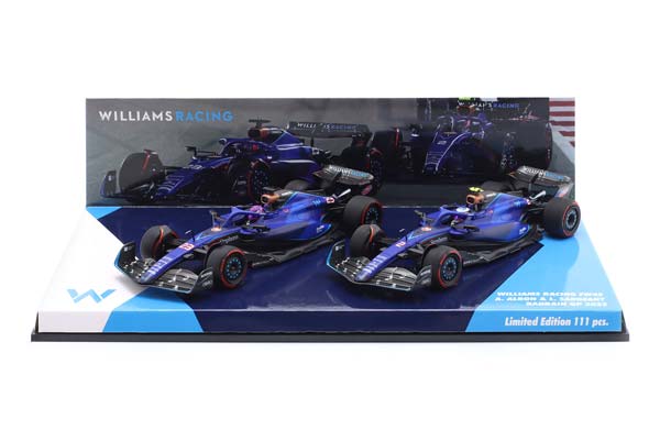 2-CAR SET ALBON #23 & SARGEANT #2 BAHRAIN GP FORMULA 1 2023 / 2-CAR СЕТ АЛБОН САРГИНТ БАХРАЙН ГРАН-ПРИ ФОРМУЛА-1