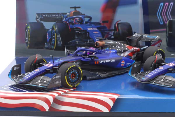 2-CAR SET ALEX ALBON #23 LAS VEGAS & AUSTIN GP FORMULA 1 2023 / НАБОР ИЗ 2 МОДЕЛЕЙ АЛЕКС АЛБОН ЛАС ВЕГАС ОСТИН ГРАН-ПРИ ФОРМУЛА-1